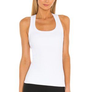 Alo Yoga Ribbed Rib Support Tank White Size Small